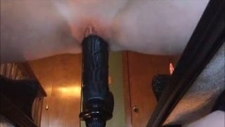 She loves her huge toy